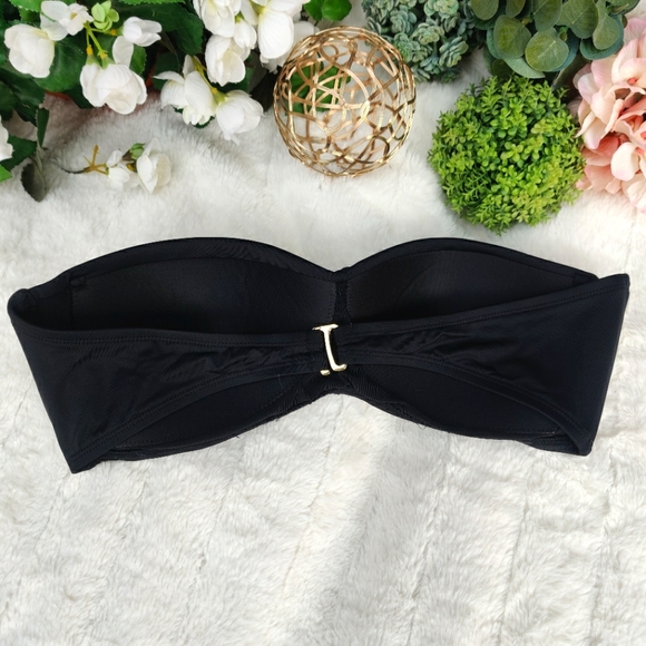 Strapless black bikini top - Picture 2 of 2